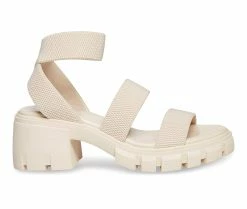 Top 10 💯 Women's Madden Girl Haley Lugged 🩴 Sandals Bone 😍