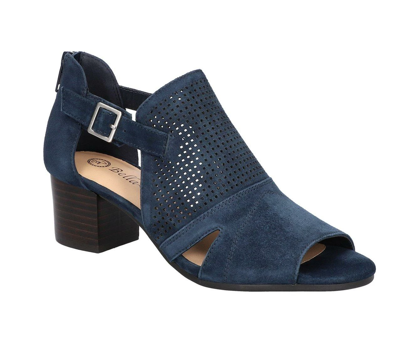 Budget π Women's Bella Vita Illiana π Dress π©΄ Sandals Navy Suede Lea β - Image 3