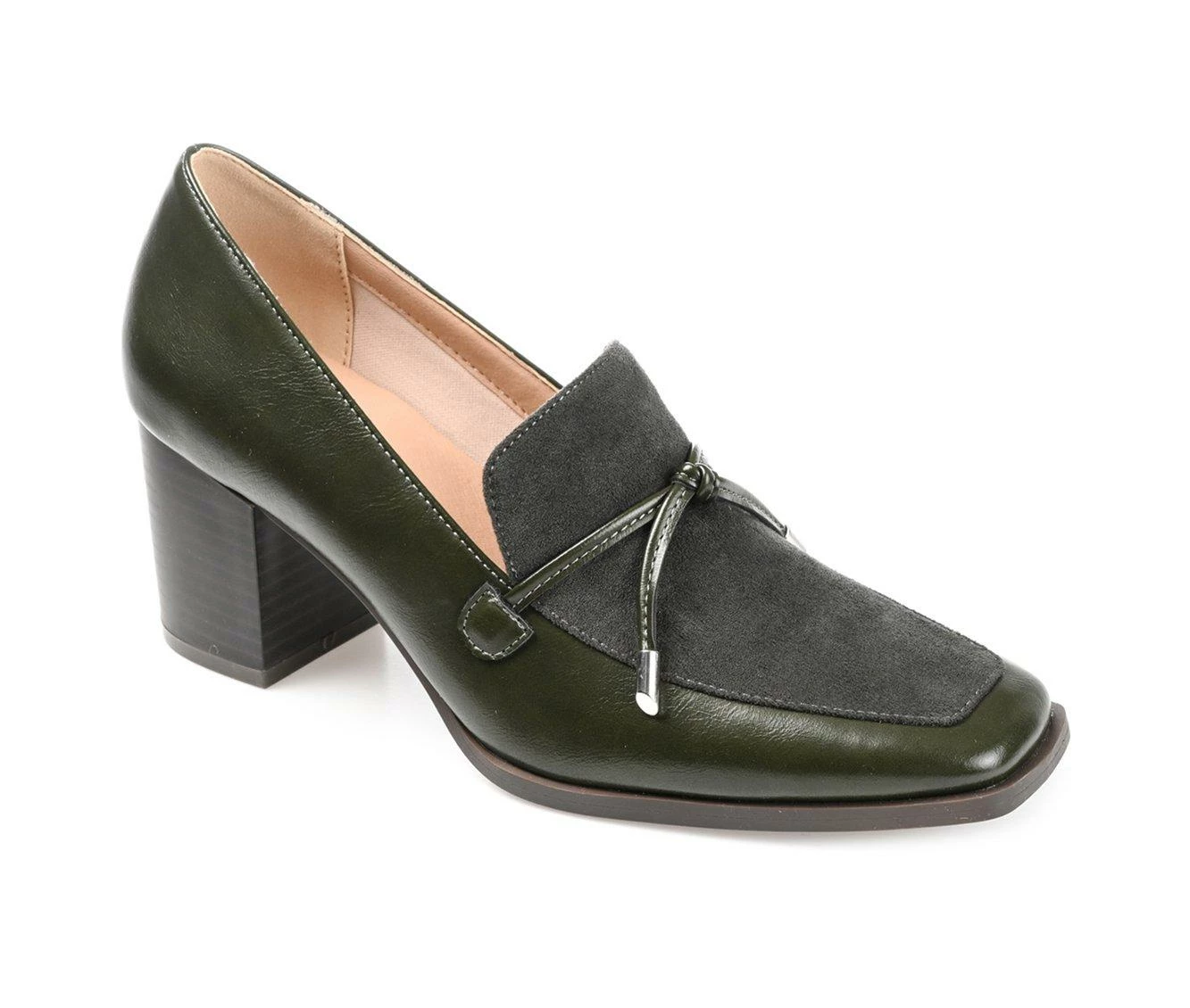 Coupon β Women's Journee Collection Crawford Heeled Loafers Olive π― - Image 3