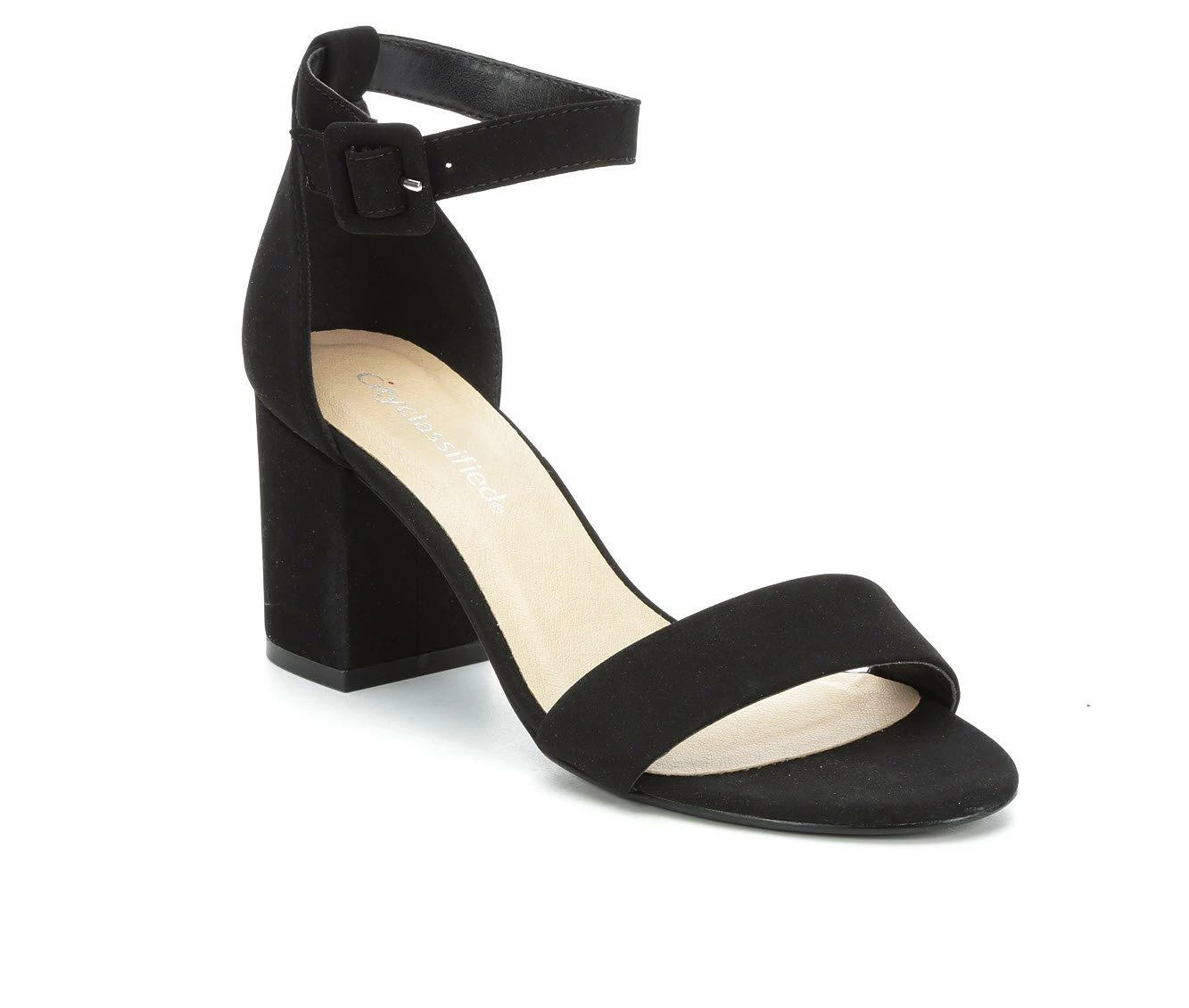 New π Women's City Classified Cake Heeled π©΄ Sandals Black π - Image 3