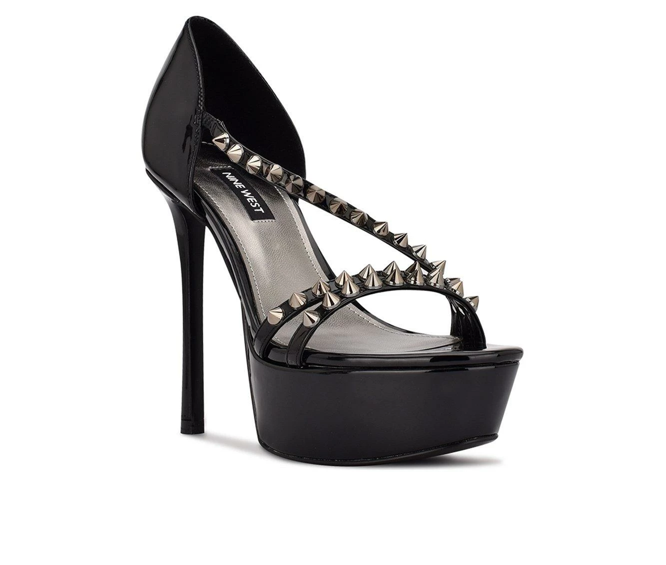 Best Pirce π Women's Nine West Fabla π Dress π©΄ Sandals Black Patent β - Image 3