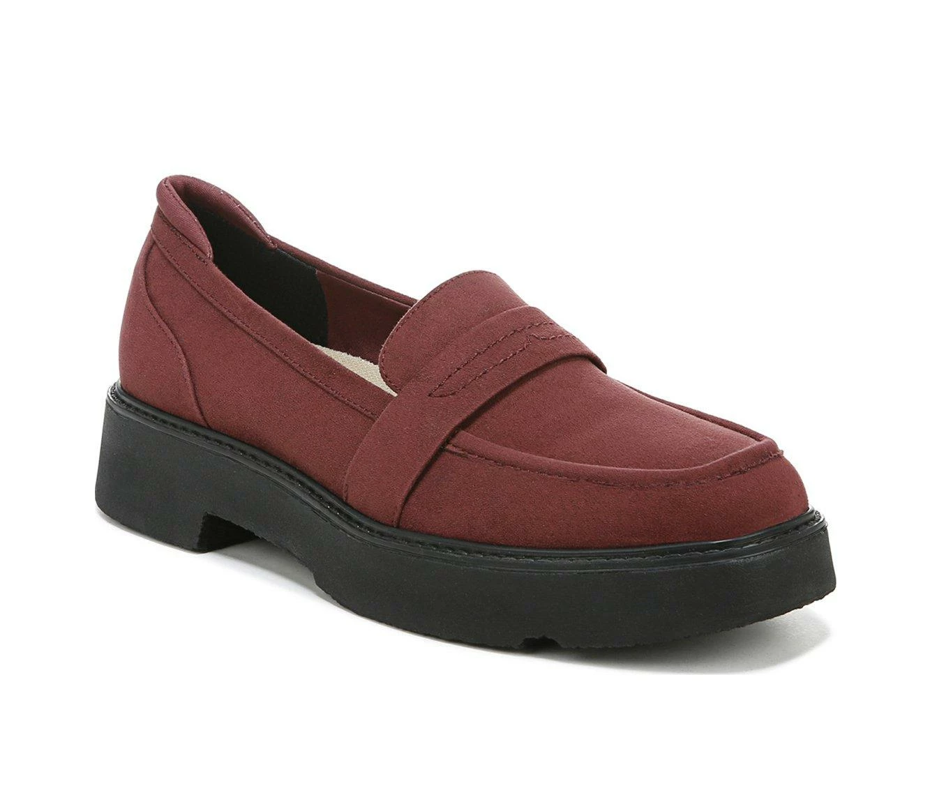 Best Pirce π Women's Dr. Scholls Vibrant Platform Chunky Loafers Rich Red π - Image 3