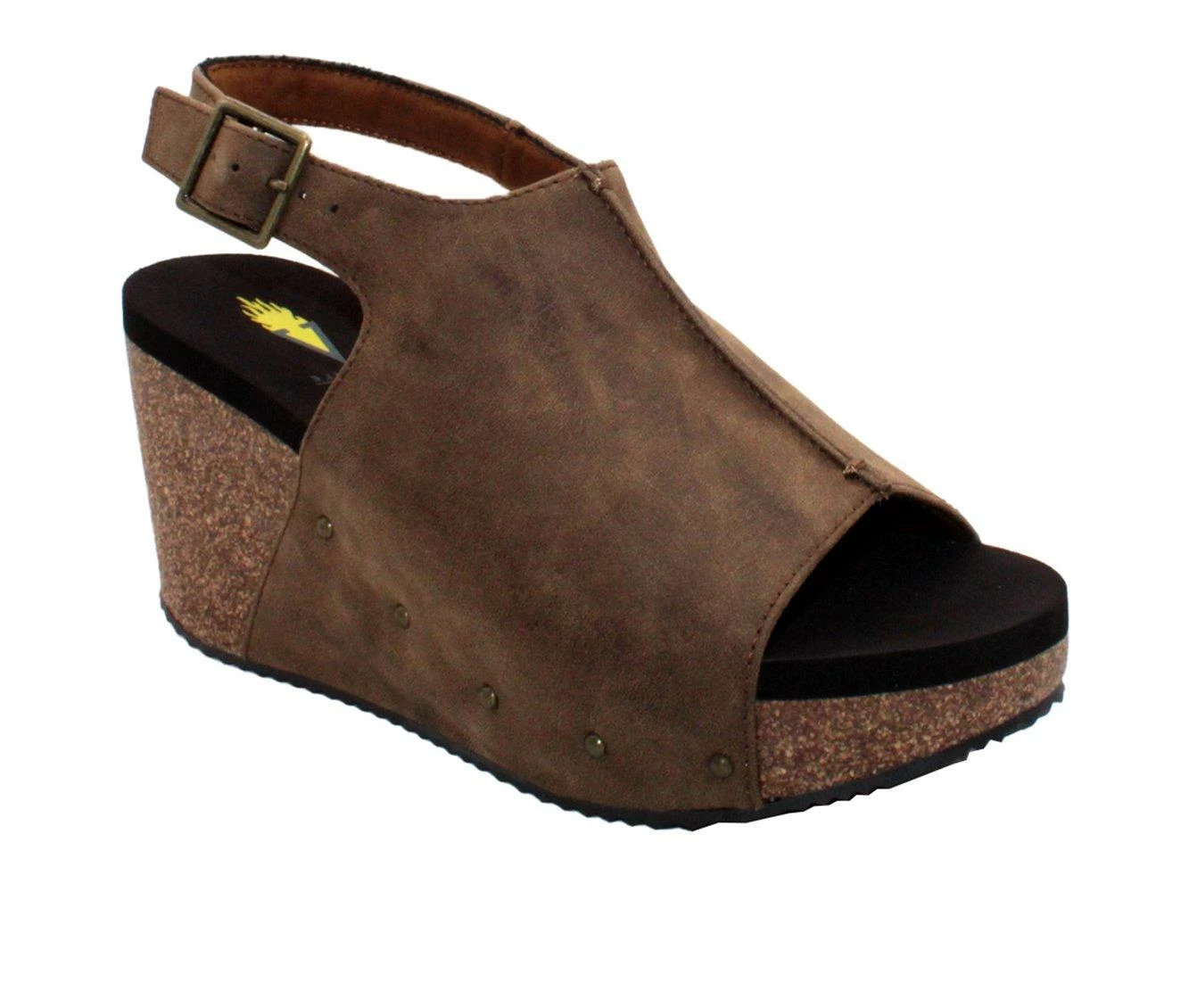Outlet π Women's Volatile Division Platform Wedge π©΄ Sandals Brown π₯° - Image 3