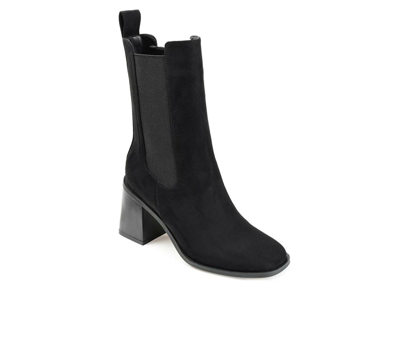 Best Pirce π Women's Journee Collection Kaydia Mid Calf Chelsea π₯Ύ Boots Black β - Image 3