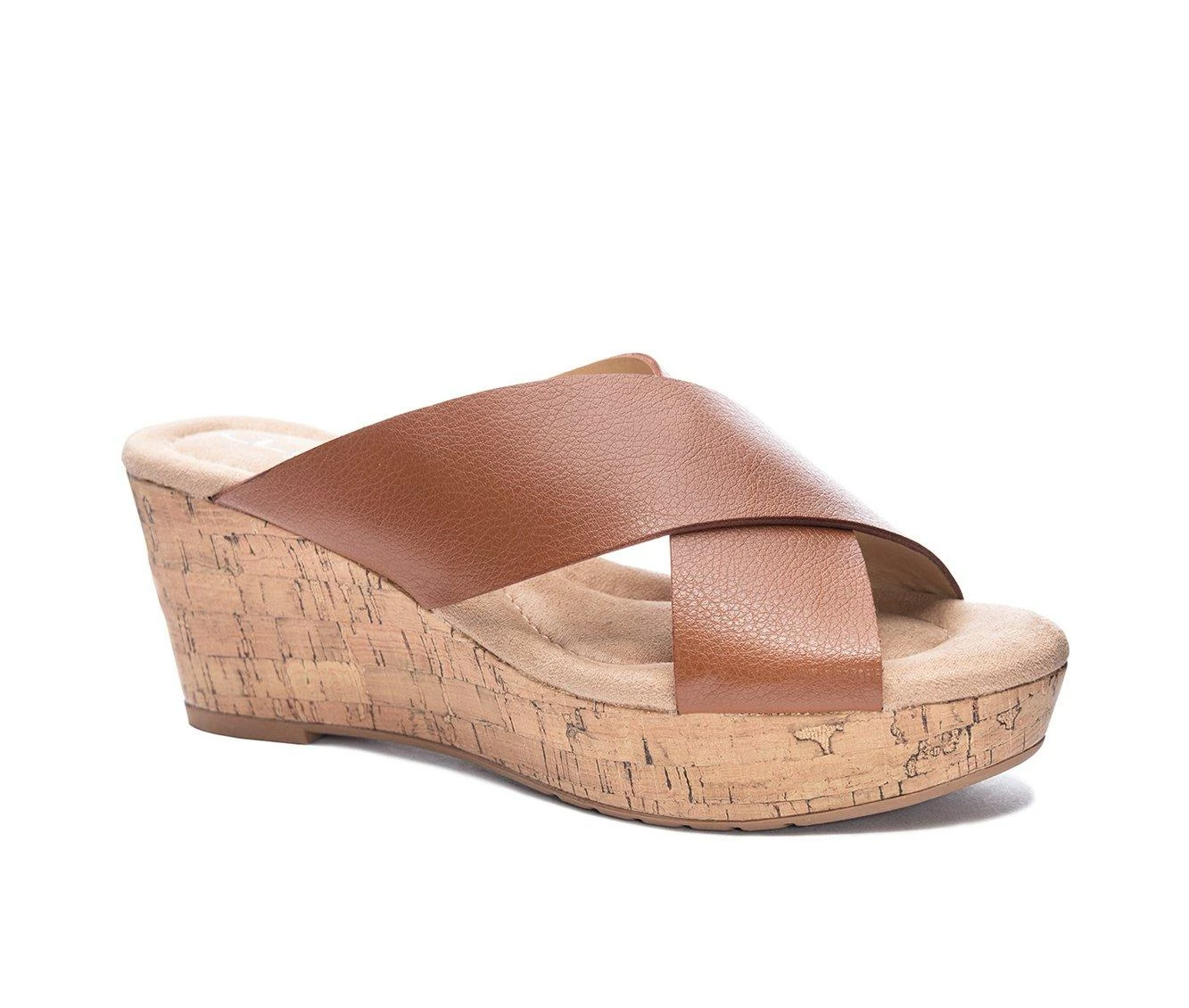 Flash Sale β Women's CL By Laundry Dream Day Tumble Platform Wedge π©΄ Sandals Tan π€© - Image 3