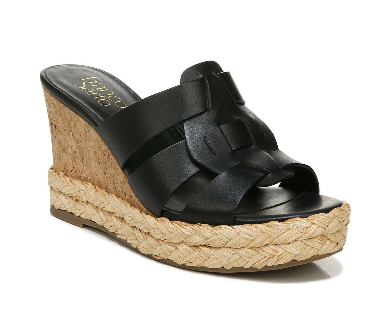 Wholesale π Women's Franco Sarto Fioret Wedge π©΄ Sandals Black π - Image 3