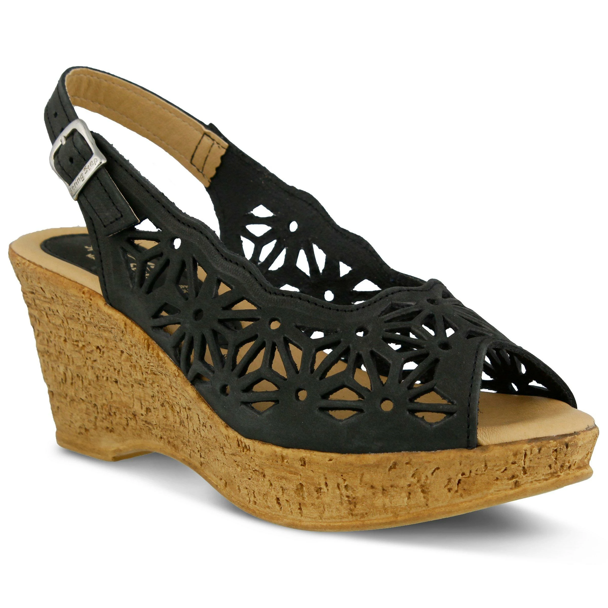 Brand new π₯ Women's SPRING STEP Abigail Wedge π©΄ Sandals Black π - Image 3