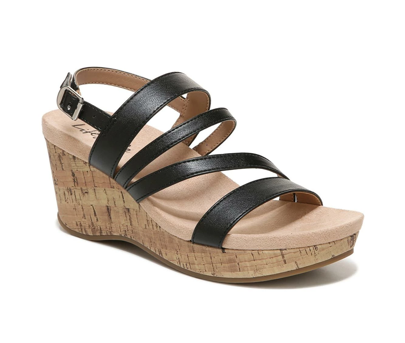 Brand new βοΈ Women's LifeStride Discover Wedge π©΄ Sandals Black π - Image 3