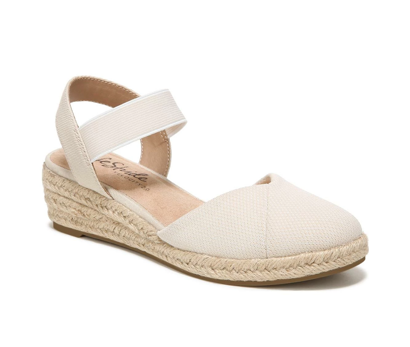 Cheapest π Women's LifeStride Kimmie Espadrille Wedges Almond Milk π - Image 3
