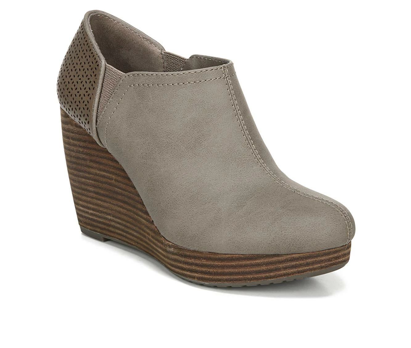 Best Pirce π Women's Dr. Scholls Harlow Wedge Booties Taupe Synthetic π₯° - Image 3