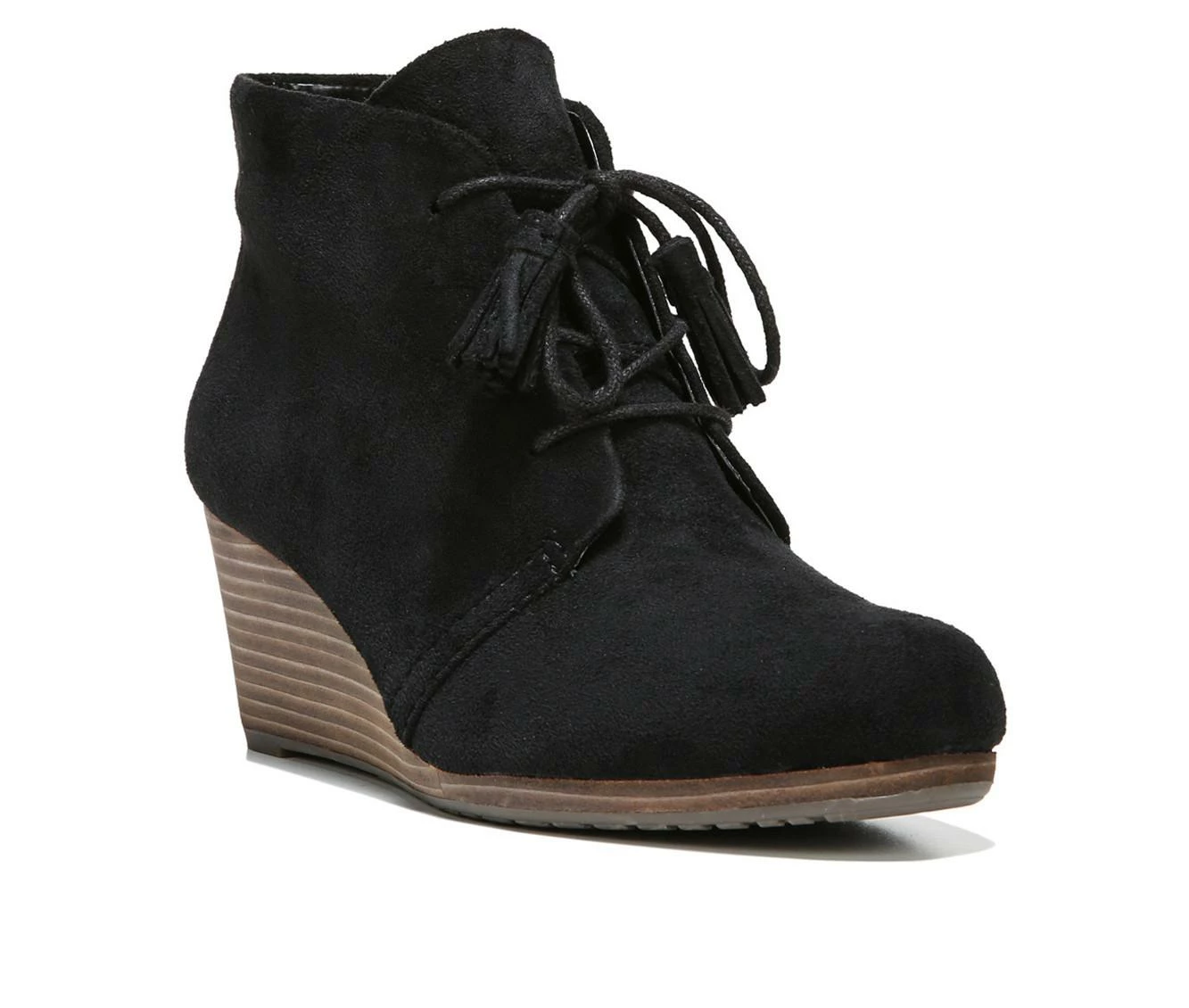 Best deal π― Women's Dr. Scholls Dakota Wedge Booties Black Fabric π - Image 3