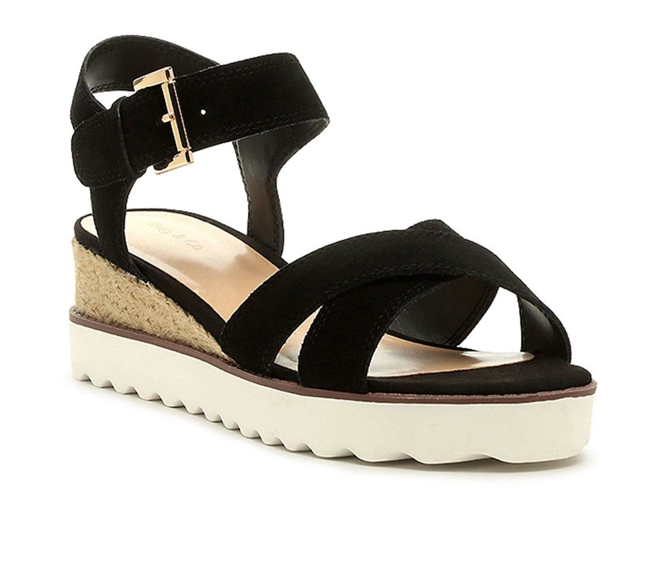 Best reviews of β¨ Women's Rag & Co Casa Wedge π©΄ Sandals Black π - Image 3