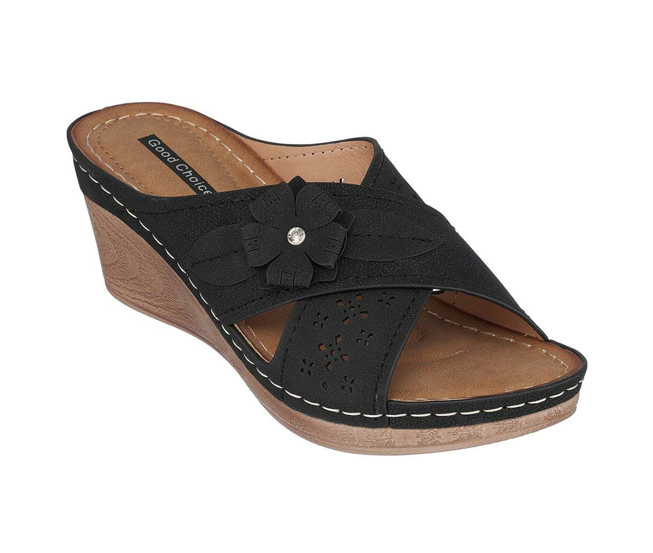 Best Sale π Women's GC π Shoes Dory Wedges Black π - Image 3