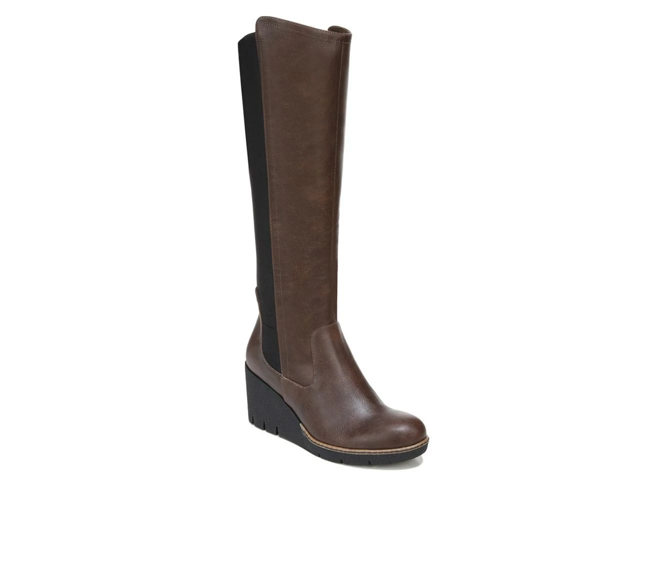 Budget π Women's Dr. Scholls Lindy Knee High Wedge π₯Ύ Boots Fudge Brown β¨ - Image 3