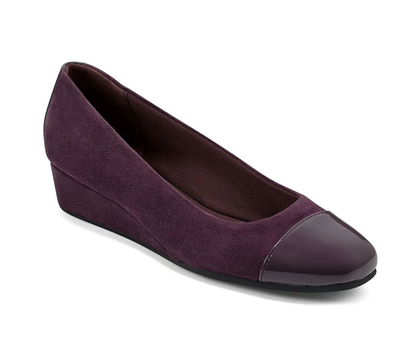Best reviews of π Women's Easy Spirit Gracey Wedges Dark Purple π - Image 3