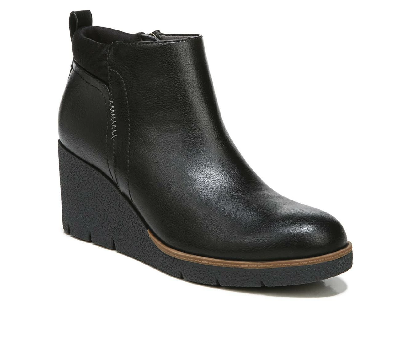 Wholesale π Women's Dr. Scholls Berklie Wedge Booties Black Synthetic π - Image 3