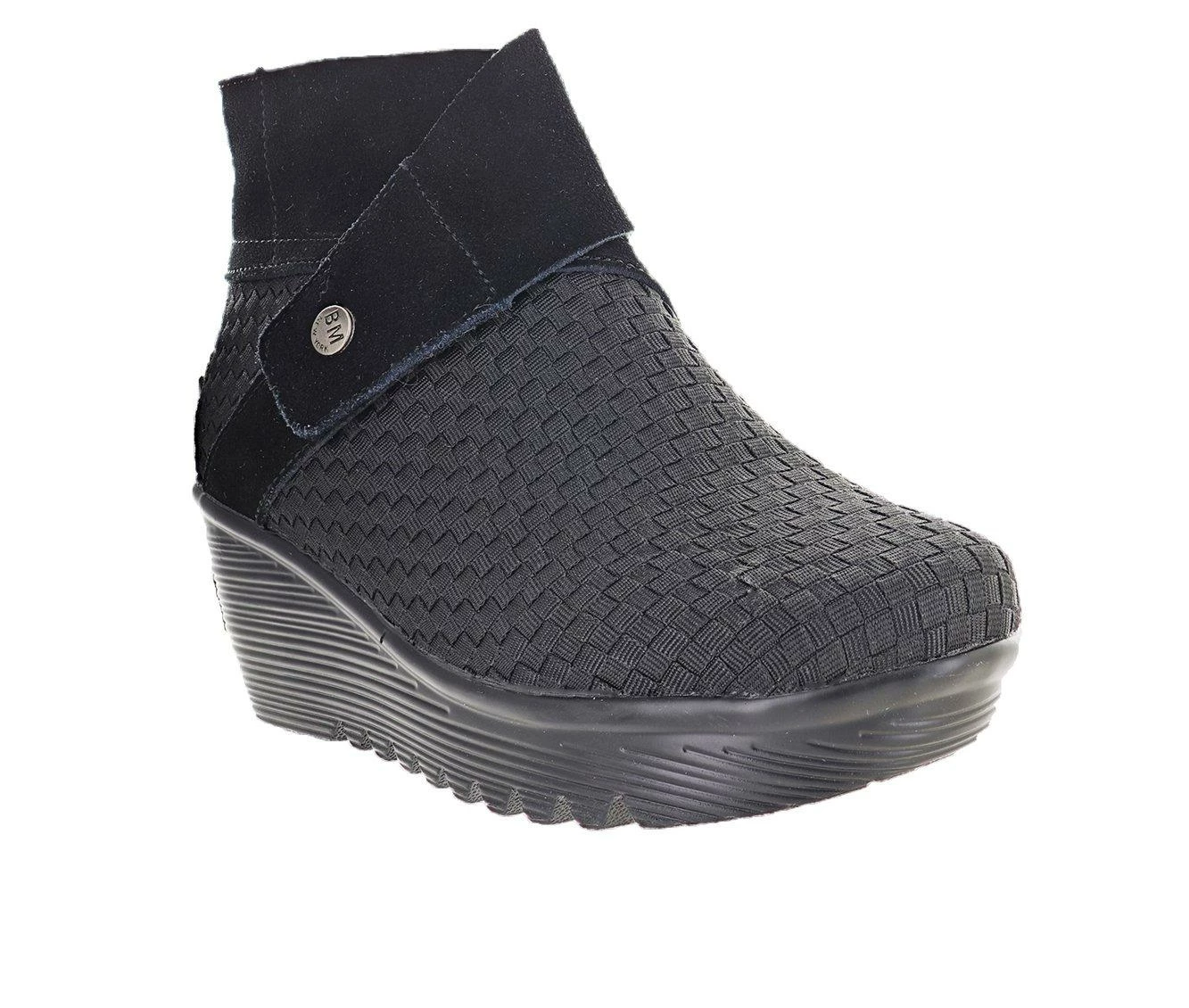 Best deal π Women's Bernie Mev Jacqueline Wedge Booties Black βοΈ - Image 3