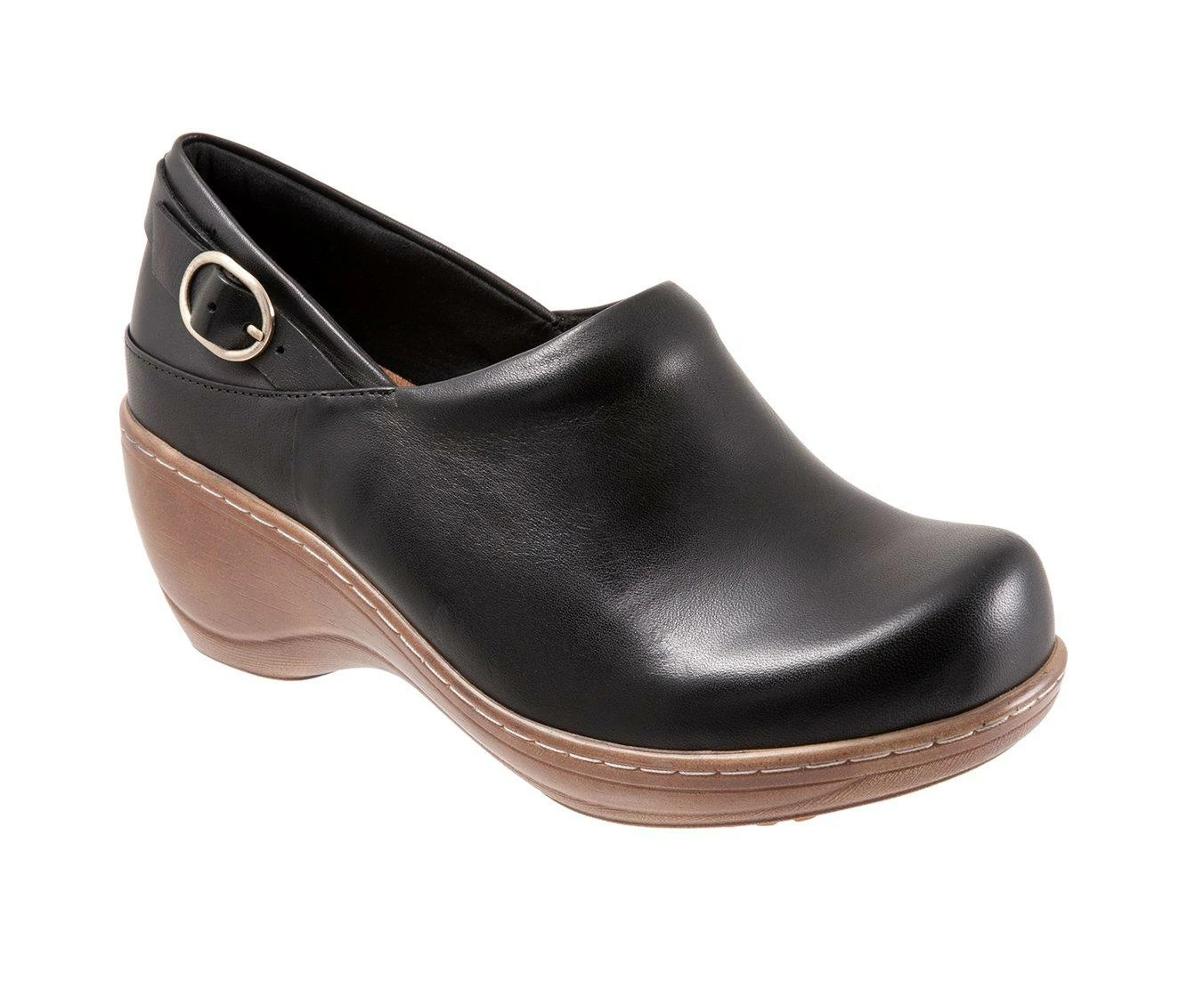 Best deal π Women's Softwalk Minna Wedge Clogs Black π€© - Image 3