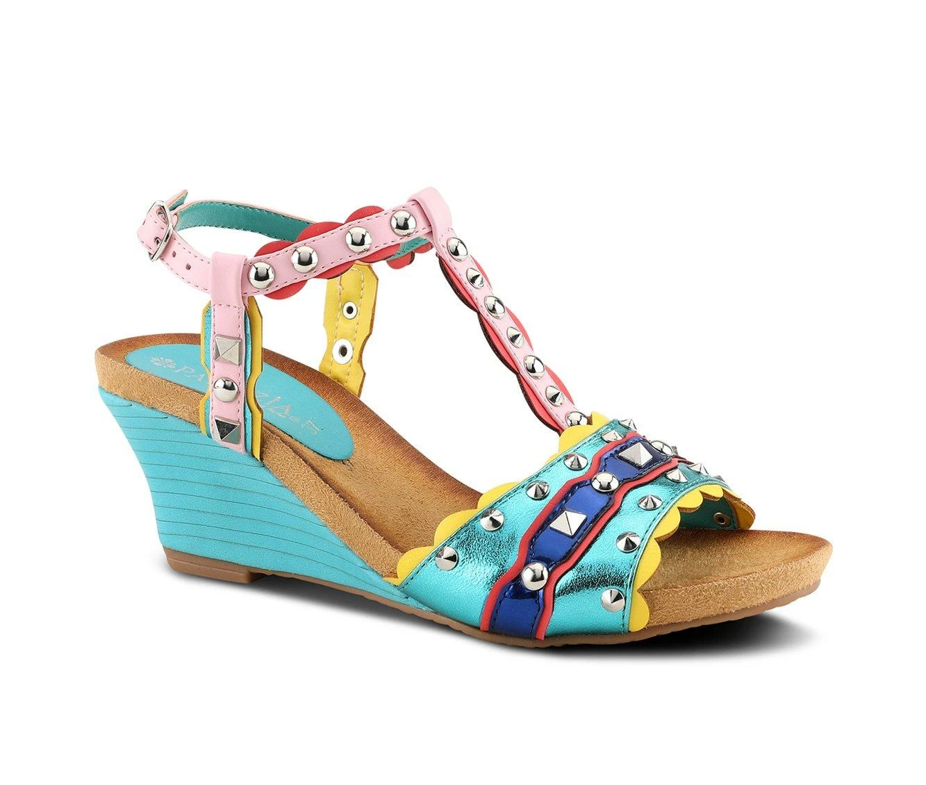 Outlet π Women's Patrizia Wildhoney Wedge π©΄ Sandals Pink Multi π - Image 3