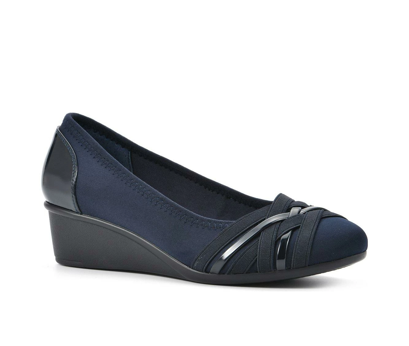 Coupon π Women's Cliffs By White Mountain Bowie Wedge Navy π - Image 3