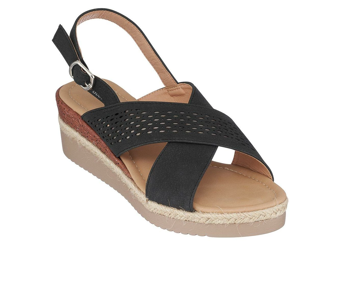 Brand new π Women's GC π Shoes Gini Wedge π©΄ Sandals Black βοΈ - Image 3