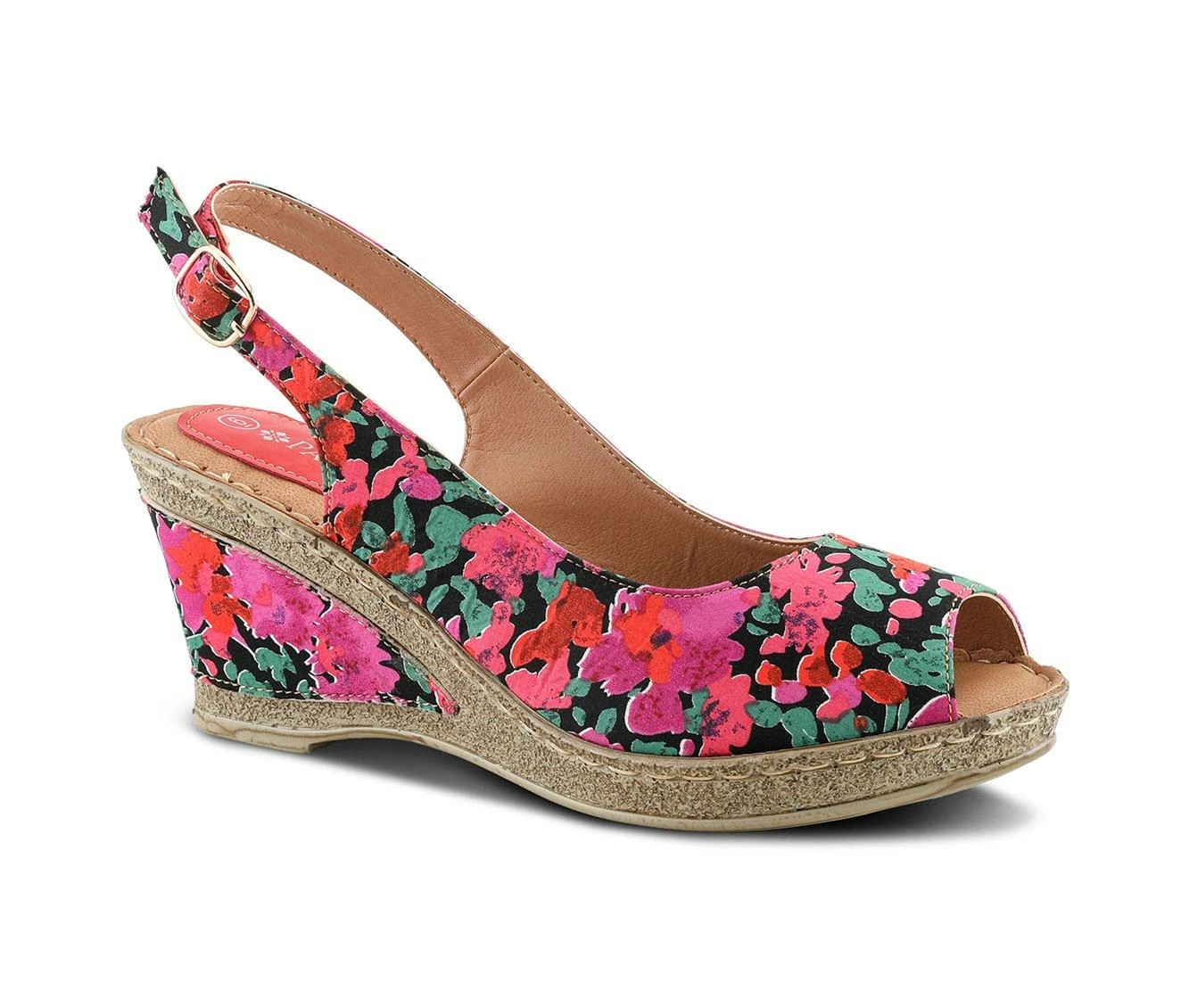 Hot Sale π Women's Patrizia Candance-Bloom Wedges Black Multi π - Image 3
