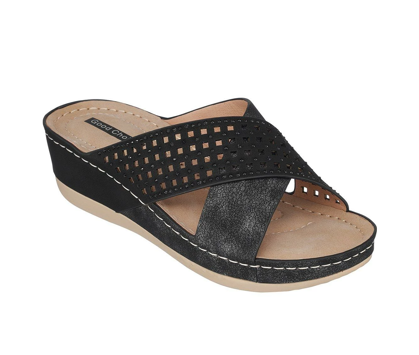 Brand new π Women's GC π Shoes Isabella Wedge π©΄ Sandals Black π - Image 3