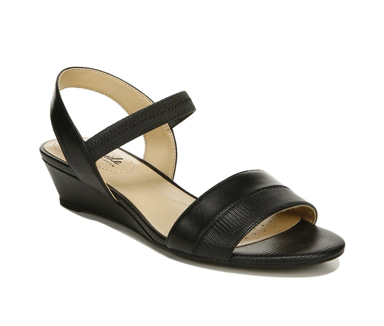Cheapest ๐ Women's LifeStride Yuma Wedge ๐ฉด Sandals Black โจ - Image 3