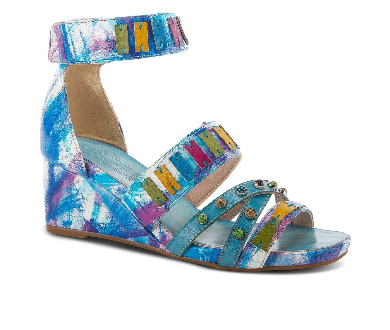 Flash Sale π Women's L'Artiste Tiffanita Wedges Turquoise Multi π - Image 3