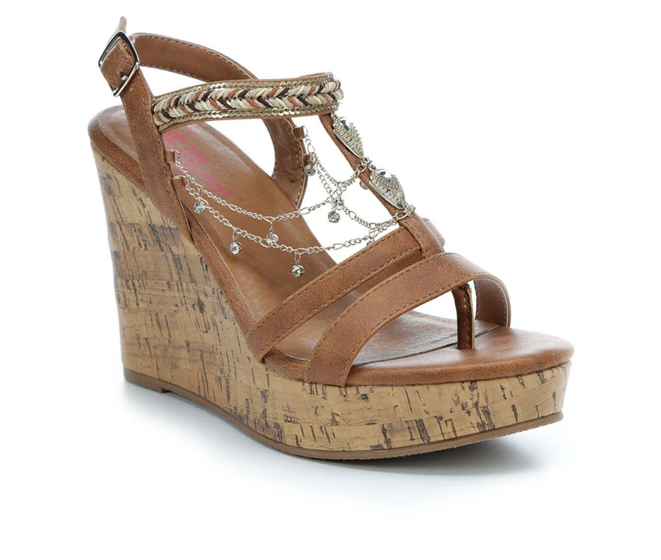 Best deal ❤️ Women's Jellypop Lenora Platform Wedges Cognac 🤩 - Image 3