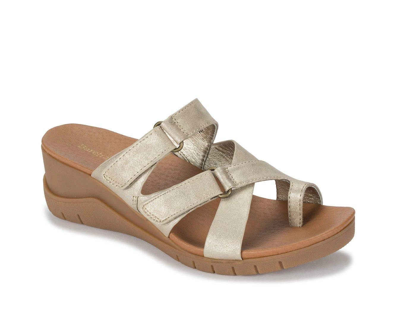 Hot Sale π Women's Baretraps Canice Slip-Resistant Wedge π©΄ Sandals Champagne π - Image 3