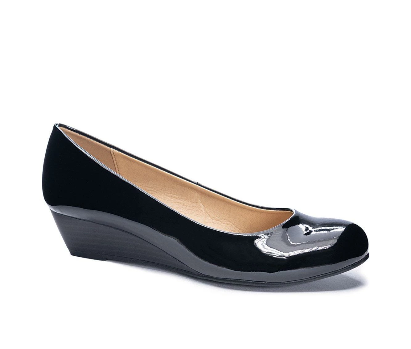 Discount 😀 Women's CL By Laundry Marcie Wedges Black Patent 😉 5 Discount 😀 Women's CL By Laundry Marcie Wedges Black Patent 😉 - Image 3