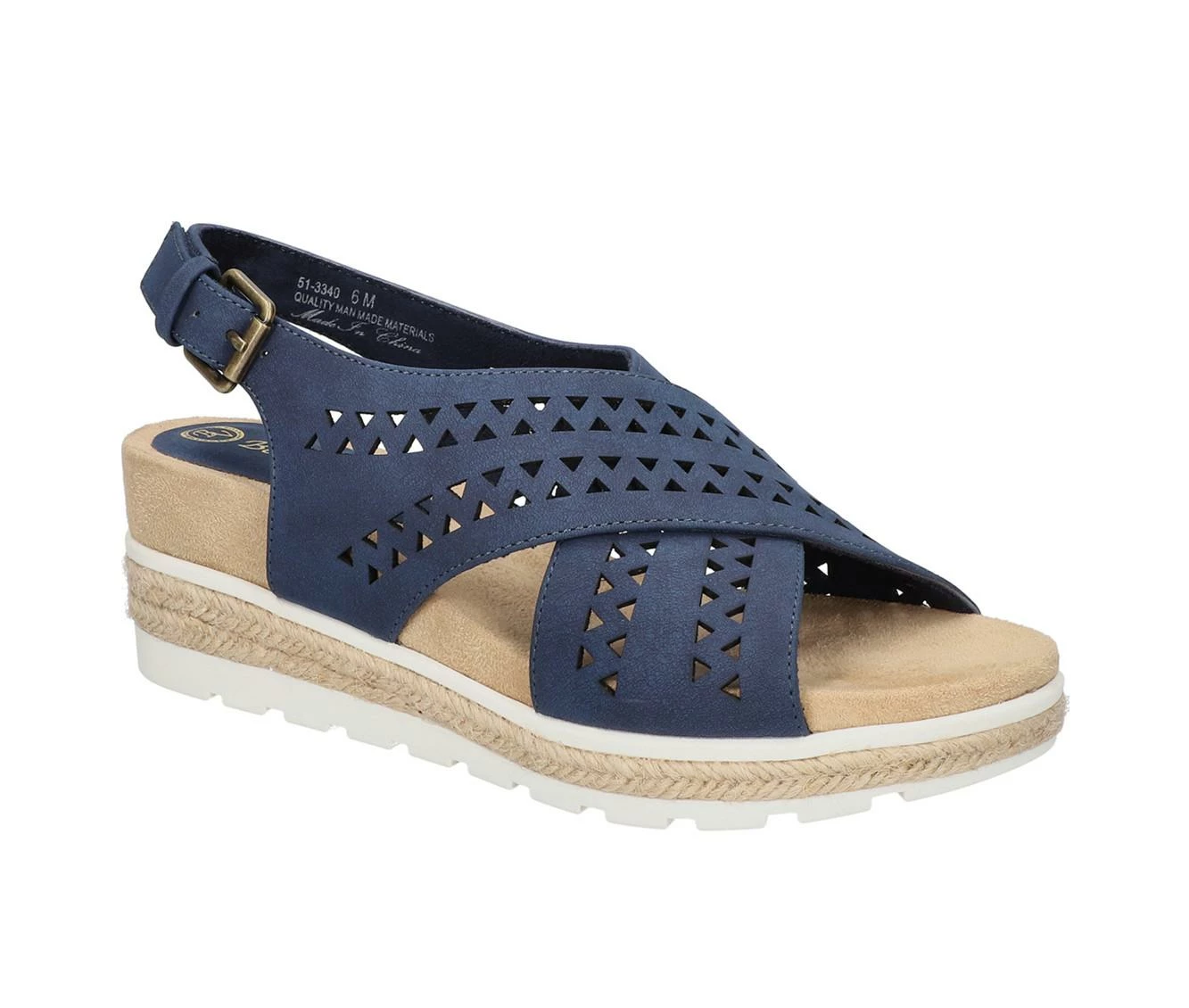 Best Pirce π Women's Bella Vita Cosette Wedge π©΄ Sandals Navy β - Image 3