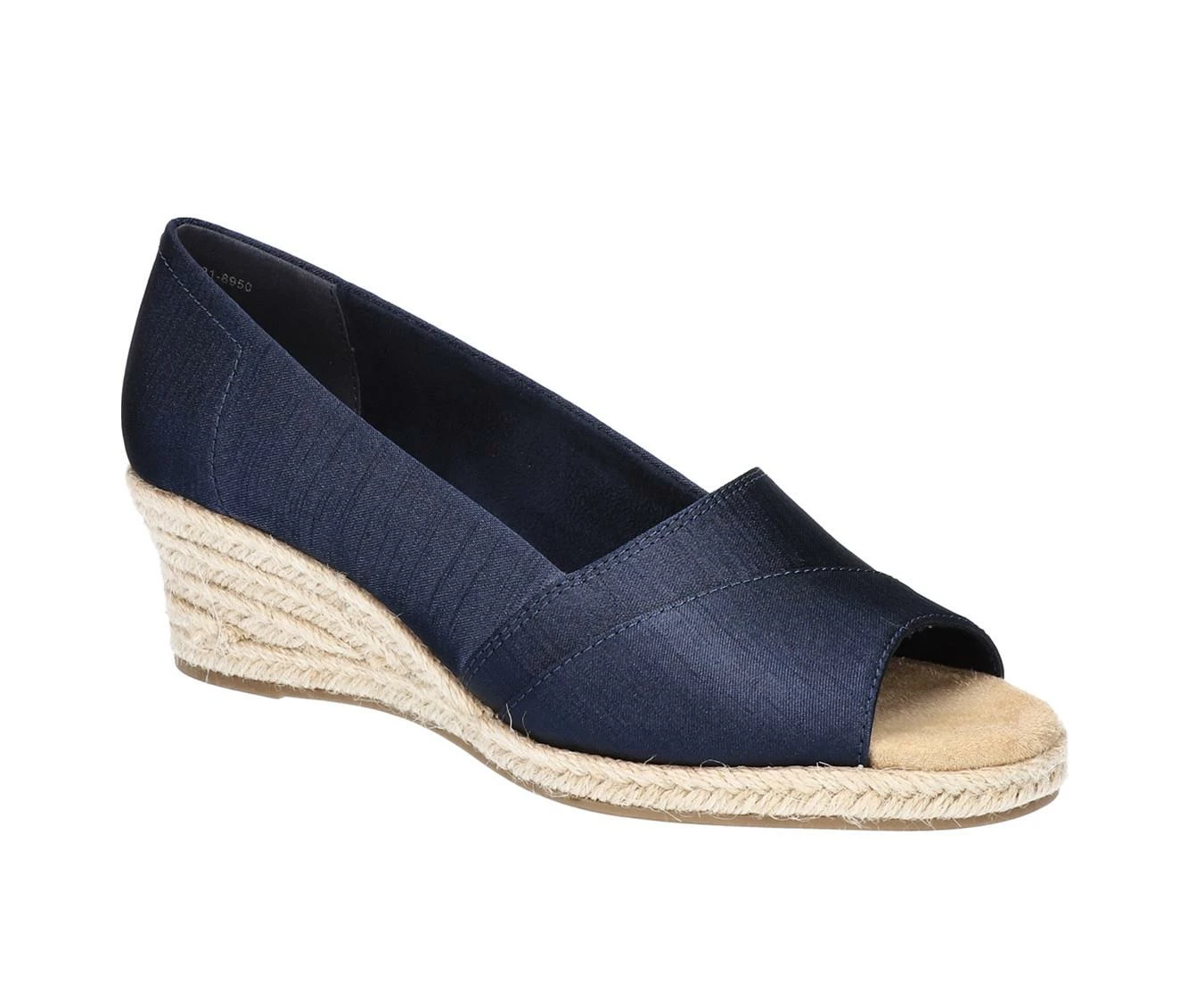 Wholesale π₯° Women's Easy Street Jasper Espadrille Wedge π©΄ Sandals Navy Thai Silk β - Image 3