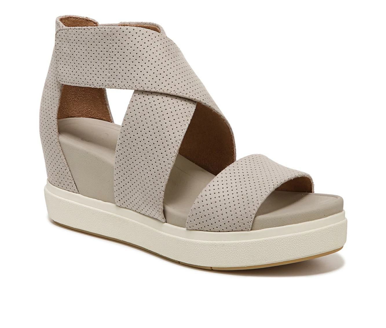 Cheapest π Women's Dr. Scholls Sheena Wedge π©΄ Sandals Oyster Beige π - Image 3