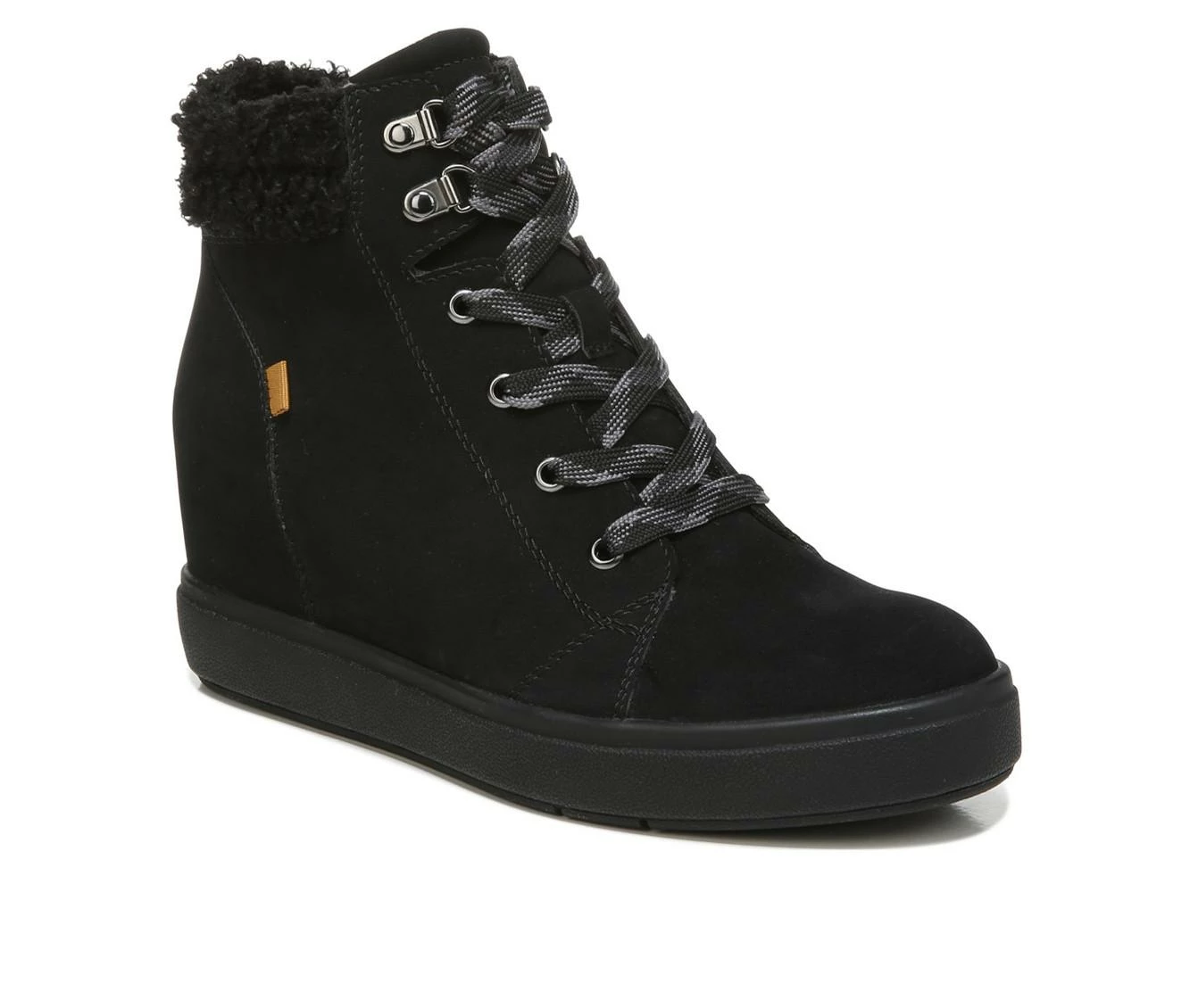 Hot Sale π Women's Dr. Scholls Madison Hike Wedge Combat π₯Ύ Boots Black π - Image 3