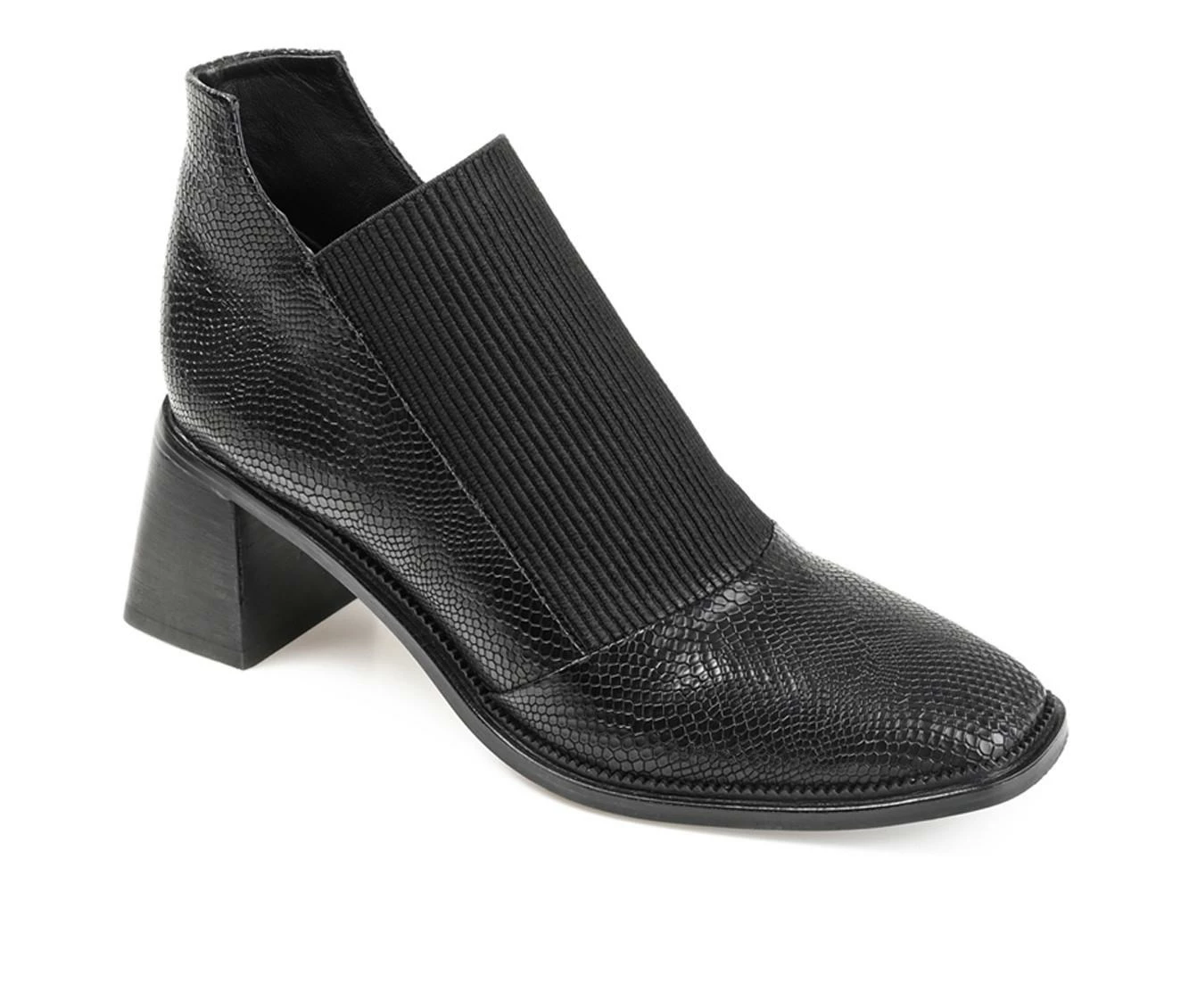 Wholesale π Women's Journee Signature Stylla Low Ankle Booties Black π€© - Image 3