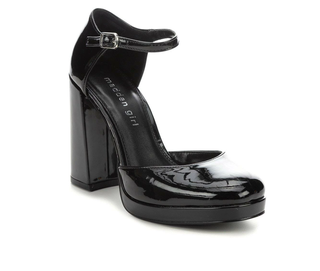 Cheapest π Women's Madden Girl Una Pumps Black Pat π - Image 3