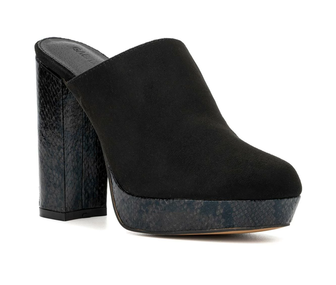 Hot Sale π Women's Gabrielle Union Mykayla Heeled Clogs Black π - Image 3