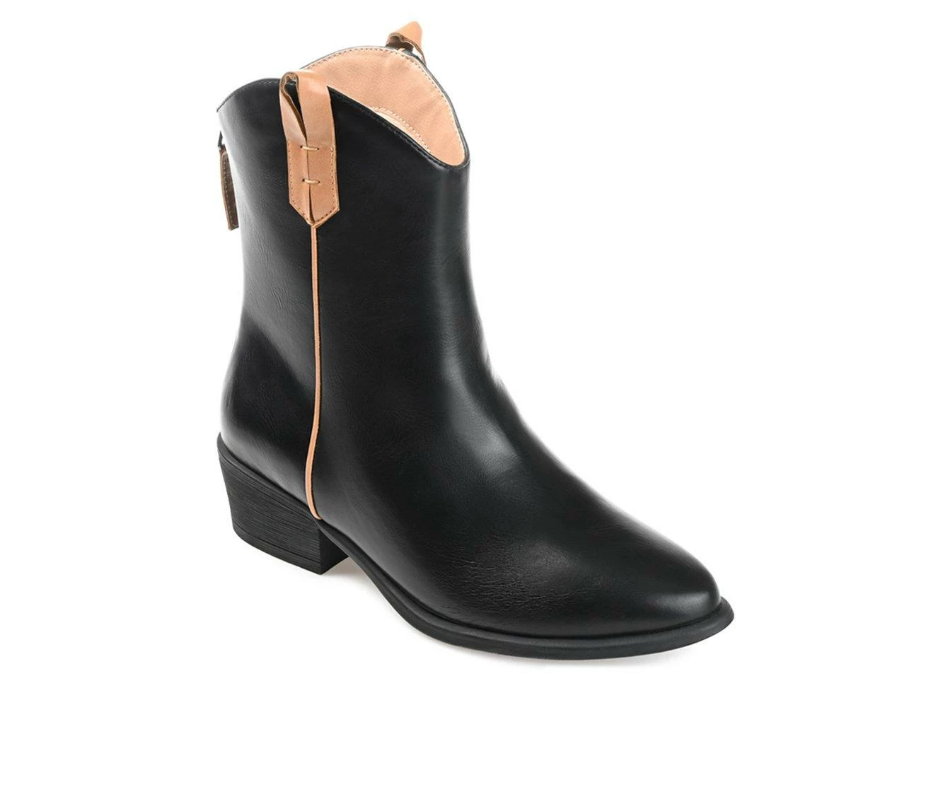 New β¨ Women's Journee Collection Novva Western π₯Ύ Boots Black 𧨠- Image 3