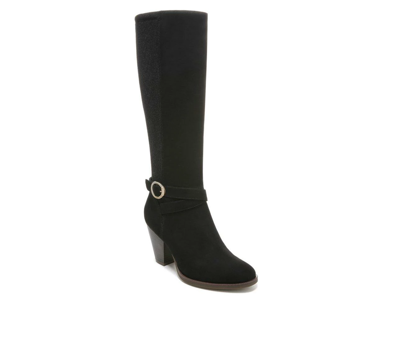 Coupon π₯° Women's Dr. Scholls Knockout Knee-High Heeled Booties Black π₯ - Image 3