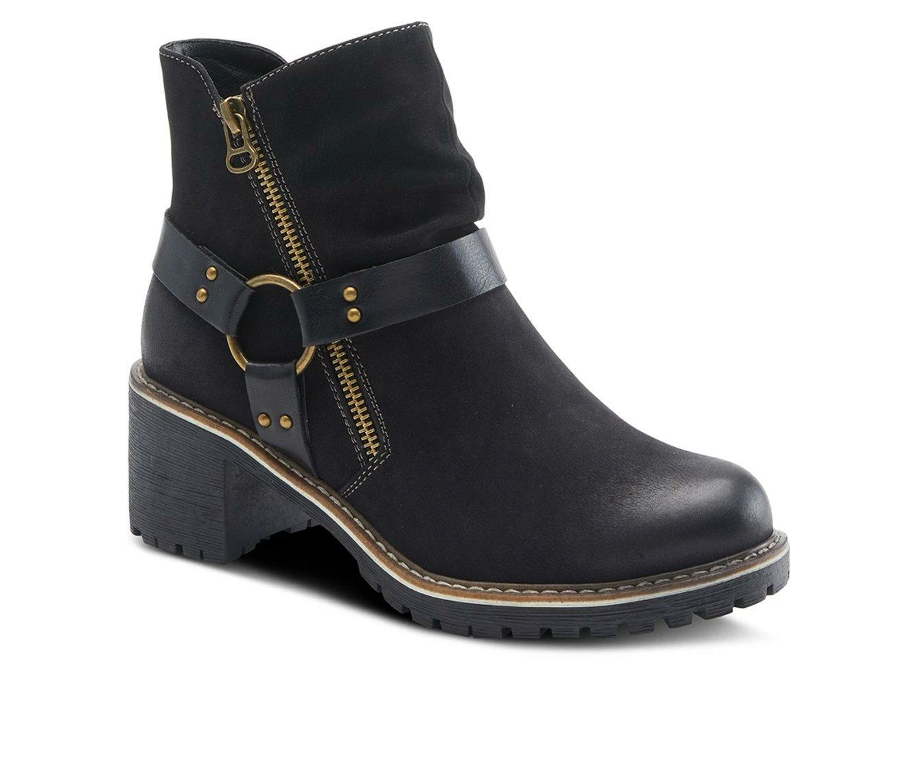 Buy π€© Women's Patrizia Firewood Heeled Booties Black π₯° - Image 3