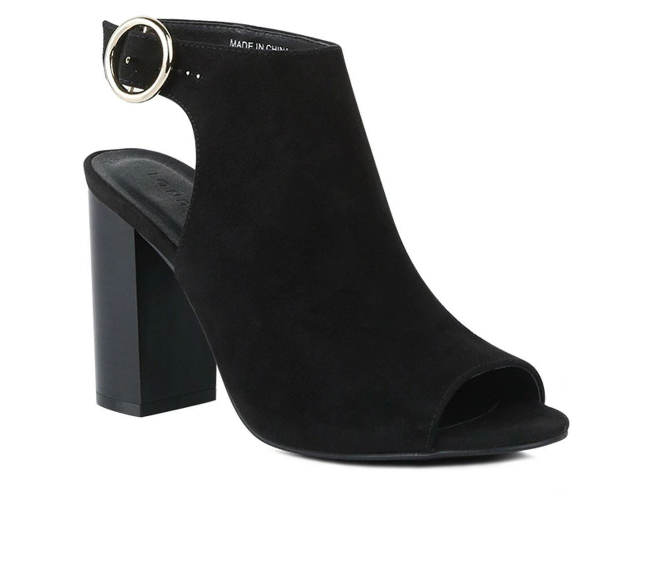 Hot Sale π― Women's London Rag Block Heel π Dress π©΄ Sandals Black π - Image 3