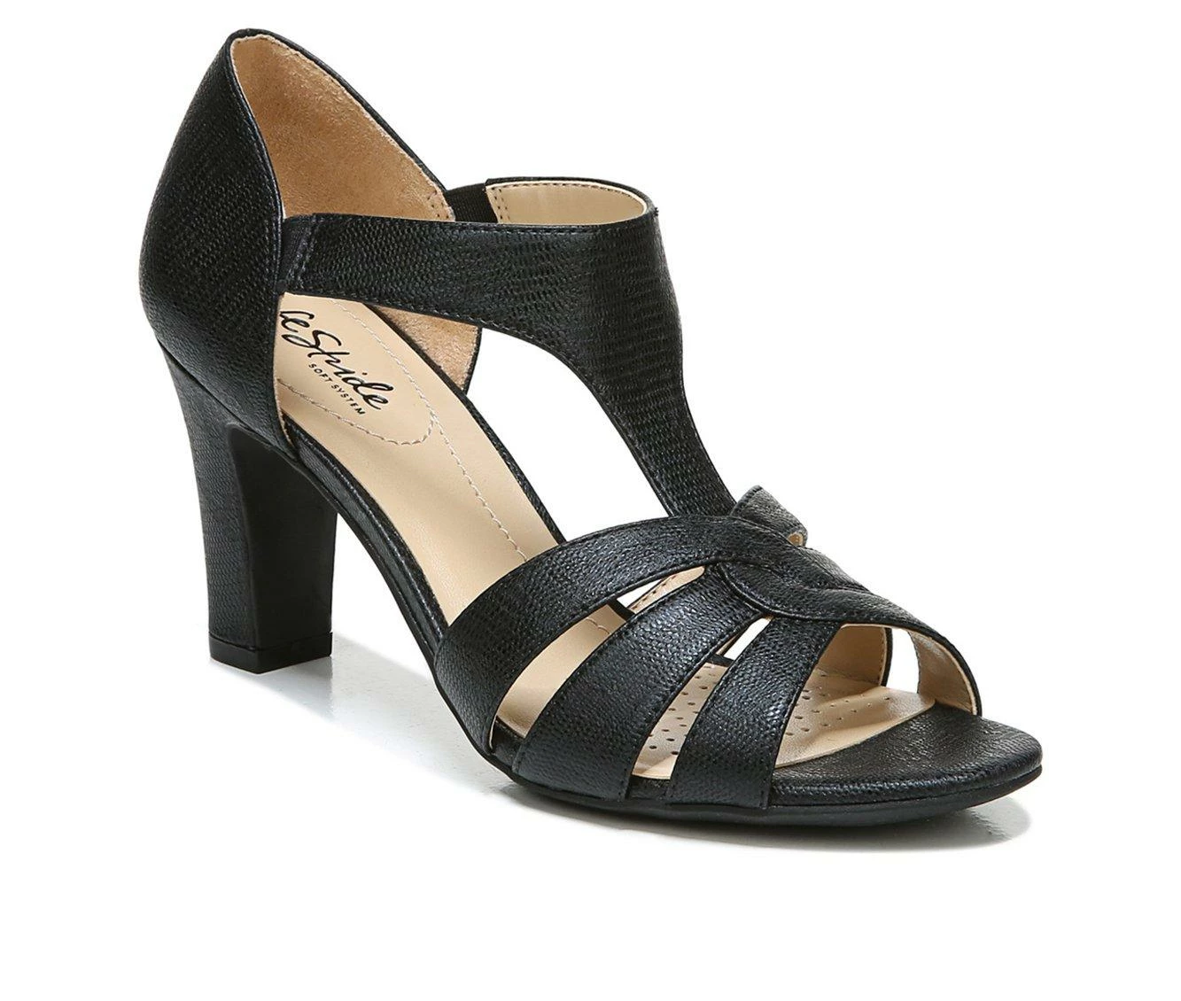 Promo ๐ Women's LifeStride Caramel ๐ Dress ๐ฉด Sandals Black ๐ - Image 3