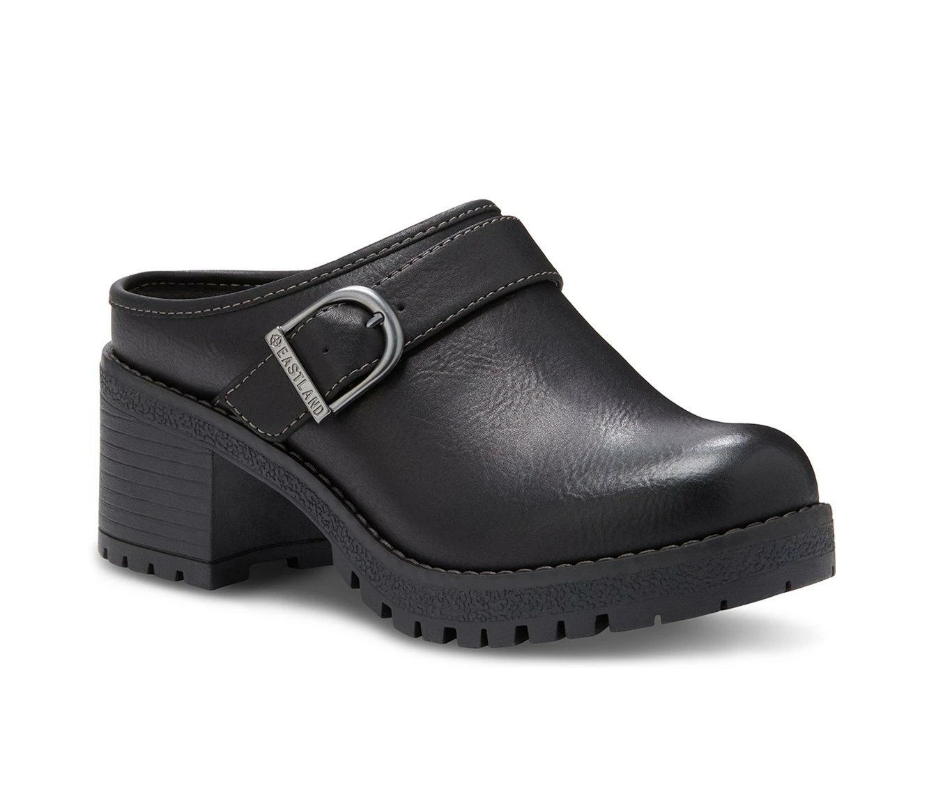 Best Sale π Women's Eastland Nola Heeled Clogs Black β¨ - Image 3