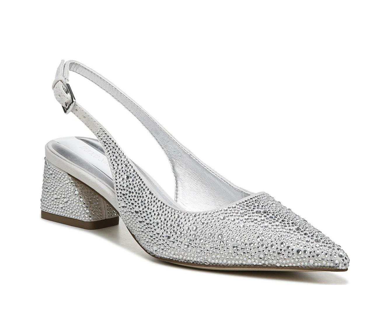 Wholesale π Women's Franco Sarto Racer 3 Pumps Platinum 𧨠- Image 3