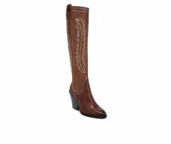 Outlet β€οΈ Women's Franco Sarto Glenice Knee High Heeled Western π₯Ύ Boots Brown π 10 Outlet β€οΈ Women's Franco Sarto Glenice Knee High Heeled Western π₯Ύ Boots Brown π -b.o.c Sales 2 348