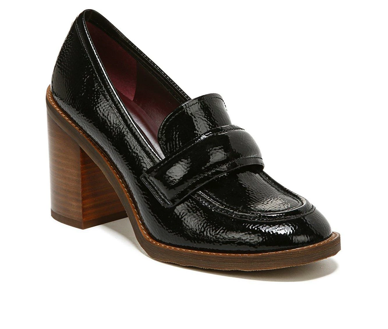 Best reviews of π Women's Franco Sarto Raven Block Heel Loafers Black π - Image 3