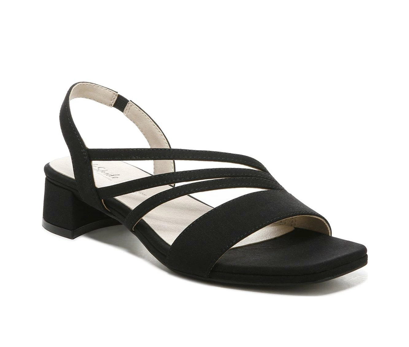 Outlet โจ Women's LifeStride Joy 2 ๐ Dress ๐ฉด Sandals Black Fabric ๐ - Image 3