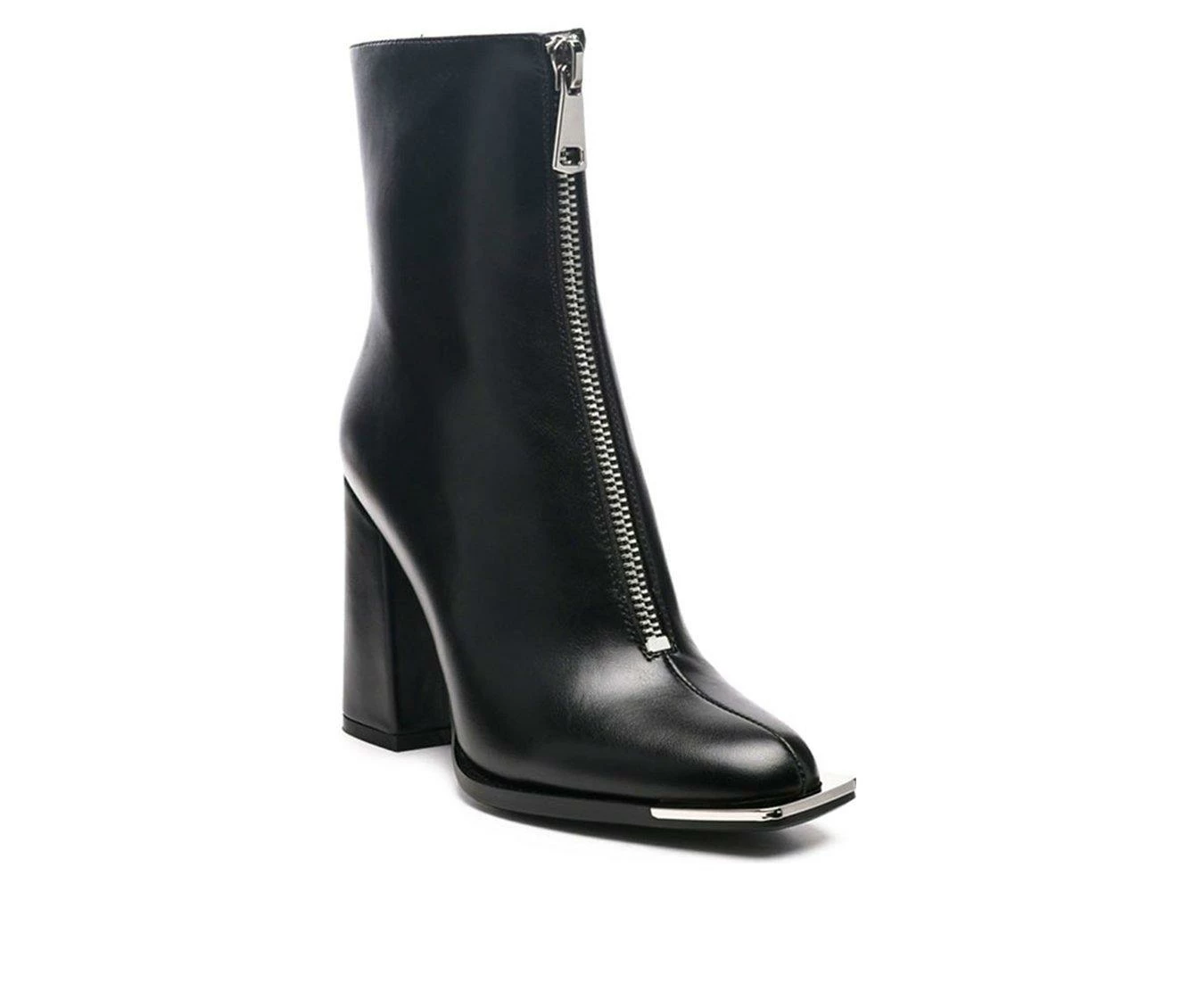 Promo π₯° Women's London Rag Flower Blade Block Heel Booties Black π - Image 3